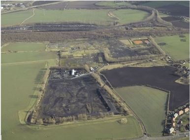 Monktonhall colliery cleared site